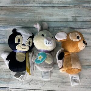 Hallmark Itty Bittys Disney Bambi Thumper Flower Easter Plush Stuffed Animal